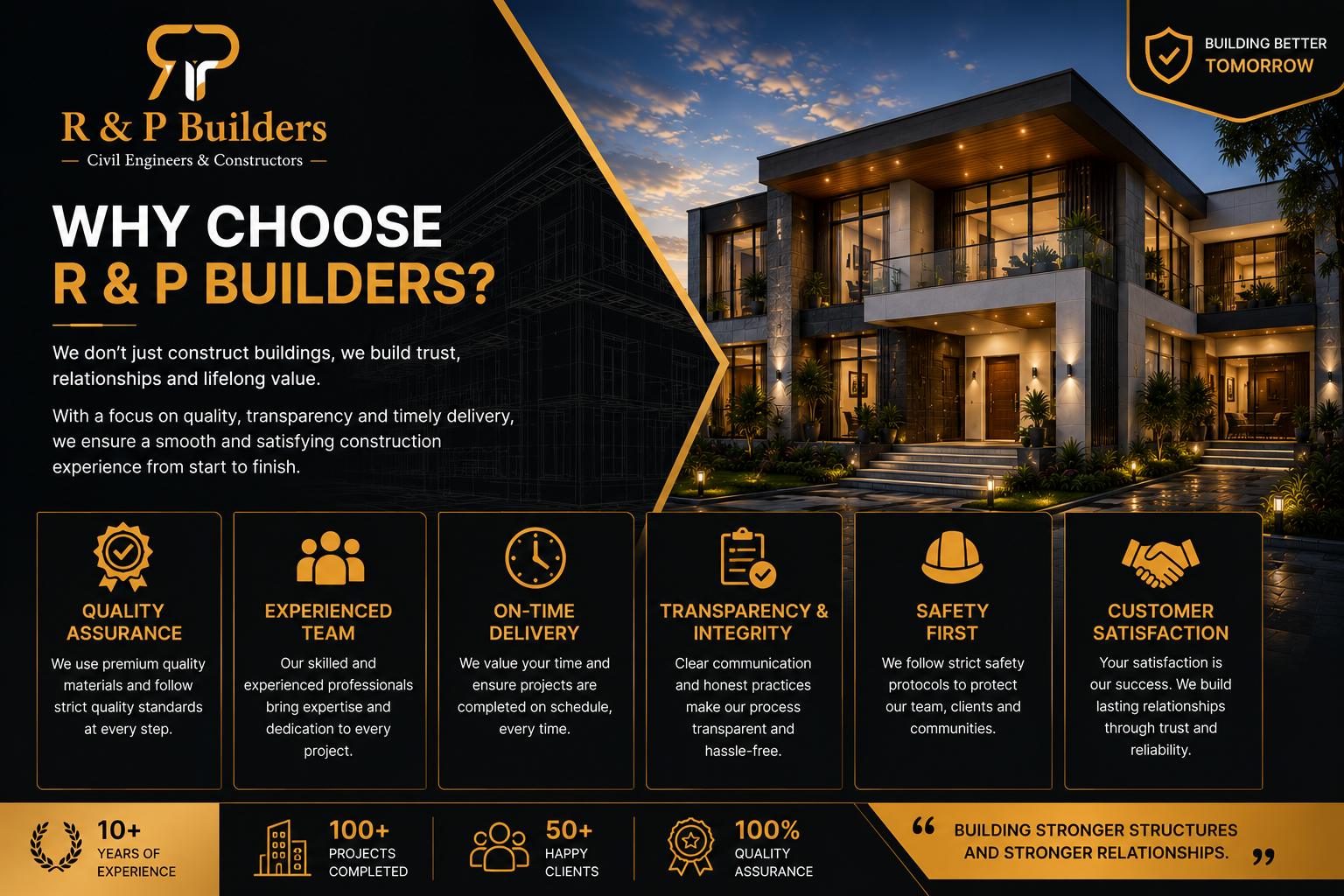 Why Choose R & P Builders